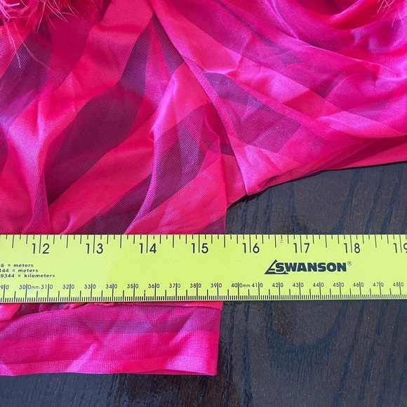 Vintage Jenelle Red Sheer Lingerie Set - Picture 10 of 11